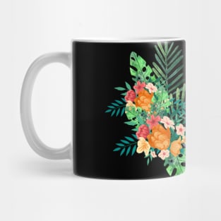 Floral Bali White Mug